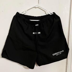 FOG ESSENTIALS Fear of God Nylon Black shorts size M - Fast Shipping